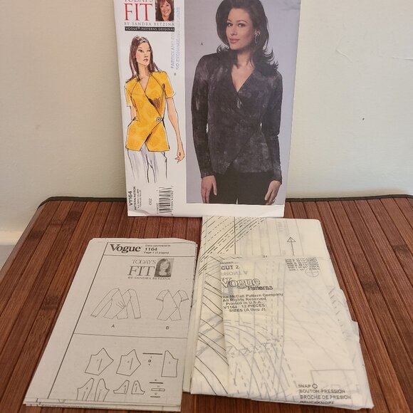 Vintage Vogue Today's Fit  Sandra Betzina Patterns - Three - Picture 15 of 15